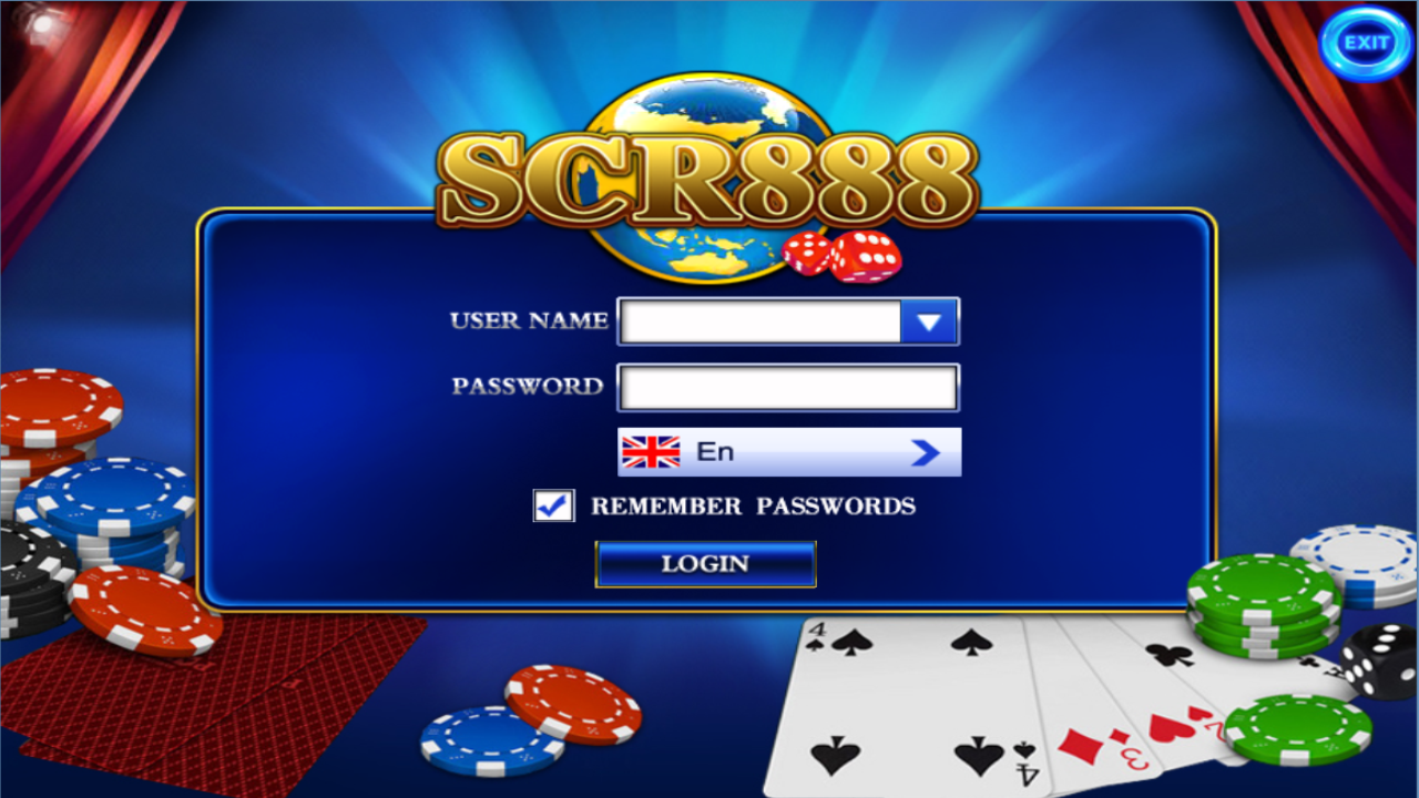 SCR888 Login Page