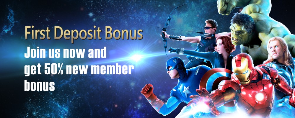 Royale888 - New Member 50% First Deposit Bonus