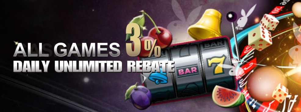 Royale888 - All Games 3% Daily Unlimited Reabate